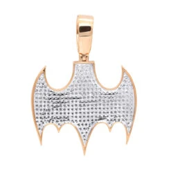 10K Yellow Gold Iced Out Batman Logo Pendant For Men 1 Carat Of Diamonds 15 10K Yellow Gold Iced Out Batman Logo Pendant For Men 1 Carat Of Diamonds -Its Hot Jewelry Shop jewelry real 10k gold iced out batman logo pendant for men 1 carat of diamonds backro
