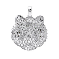 14K Yellow Gold Tiger Head Diamond Pendant For Men 2.2ct Black Diamonds 13 14K Yellow Gold Tiger Head Diamond Pendant For Men 2.2ct Black Diamonds -Its Hot Jewelry Shop jewelry real 14k gold tiger head diamond pendant for men 22ct black diamonds backwh