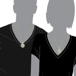 Round Diamond Medallion Pendant For Men And Women 2 Carat 14K Yellow Gold 16 Round Diamond Medallion Pendant For Men And Women 2 Carat 14K Yellow Gold -Its Hot Jewelry Shop jewelry round diamond medallion pendant for men and women 2 carat 14k gold 803175 bodye