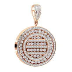 Round Diamond Medallion Pendant For Men And Women 2 Carat 14K Yellow Gold 12 Round Diamond Medallion Pendant For Men And Women 2 Carat 14K Yellow Gold -Its Hot Jewelry Shop jewelry round diamond medallion pendant for men and women 2 carat 14k gold 803175 ro