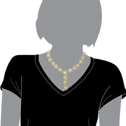 Royal Style Ladies Yellow And White Diamond Necklace 18K Gold 53.17ct -Its Hot Jewelry Shop jewelry royal style ladies yellow and white diamond necklace in 18k gold 5317ct bodwh