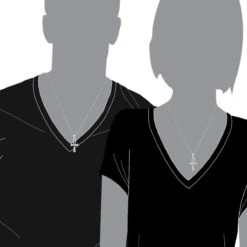 Small Egyptian Ankh Diamond Cross Pendant 14K White Gold Symbol Of Life 0.2ct -Its Hot Jewelry Shop jewelry small egyptian ankh diamond cross pendant in 14k gold symbol of life 02ct bodwh