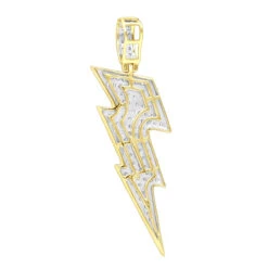 10K Yellow Gold Genuine Diamond Lighting Bolt Pendant Emoji Charm 1Ct 1.5in 14 10K Yellow Gold Genuine Diamond Lighting Bolt Pendant Emoji Charm 1Ct 1.5in -Its Hot Jewelry Shop jewelry solid 10k gold genuine diamond lighting bolt pendant emoji charm 1ct 15in backye