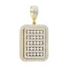 Unique 1.75 Carat Small Diamond 14K Yellow Gold Iced Out Dog Tag Pendant 1 Inch -Its Hot Jewelry Shop jewelry unique 175 carat small diamond 14k gold iced out dog tag pendant 1 inch 803177 mainye