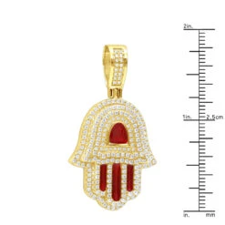 Unique Jewish 14K Yellow Gold Diamond Hamsa Hand Pendant With Red Enamel 17 Unique Jewish 14K Yellow Gold Diamond Hamsa Hand Pendant With Red Enamel -Its Hot Jewelry Shop jewelry unique jewish jewelry 14k gold diamond hamsa hand pendant with red enamel rulerye