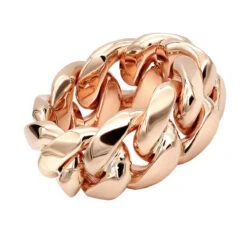 Unique Solid 14K Yellow Gold Cuban Link Chain Ring For Men 10 Unique Solid 14K Yellow Gold Cuban Link Chain Ring For Men -Its Hot Jewelry Shop jewelry unique mens solid gold rings 14k gold cuban link chain ring ro