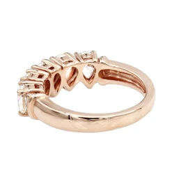 Pear Diamond Stone Anniversary Wedding Band For Women 1.6ct 13 Pear Diamond Stone Anniversary Wedding Band For Women 1.6ct -Its Hot Jewelry Shop jewelry unique pear diamond wedding rings 5 stone anniversary band for women 16ct backro 1