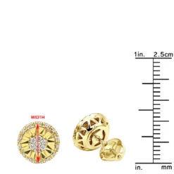 Unique 14K White Gold Large Diamond Stud Earrings Clusters 2 Carat Halo Look -Its Hot Jewelry Shop jewelry unique real 14k gold large diamond stud earrings clusters 2 carat halo look rulerye