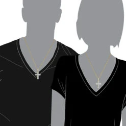 Uniquely Designed 14K Yellow Gold Pave Diamond Cross Pendant For Men & Women 1.2ct 12 Uniquely Designed 14K Yellow Gold Pave Diamond Cross Pendant For Men & Women 1.2ct -Its Hot Jewelry Shop jewelry uniquely designed 14k gold pave diamond cross pendant for men women 12ct 803185 bodye