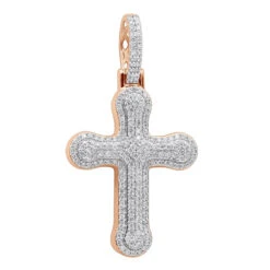 Uniquely Designed 14K Yellow Gold Pave Diamond Cross Pendant For Men & Women 1.2ct 10 Uniquely Designed 14K Yellow Gold Pave Diamond Cross Pendant For Men & Women 1.2ct -Its Hot Jewelry Shop jewelry uniquely designed 14k gold pave diamond cross pendant for men women 12ct 803185 ro