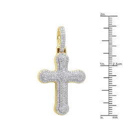 Uniquely Designed 14K Yellow Gold Pave Diamond Cross Pendant For Men & Women 1.2ct 13 Uniquely Designed 14K Yellow Gold Pave Diamond Cross Pendant For Men & Women 1.2ct -Its Hot Jewelry Shop jewelry uniquely designed 14k gold pave diamond cross pendant for men women 12ct 803185 rulerye