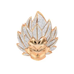 Vegeta 10K Yellow Gold Diamond Dragon Ball Z Pendant For Men 0.75ct Charm 14 Vegeta 10K Yellow Gold Diamond Dragon Ball Z Pendant For Men 0.75ct Charm -Its Hot Jewelry Shop jewelry vegeta real 10k gold diamond dragon ball z pendant for men 075ct charm ro 2