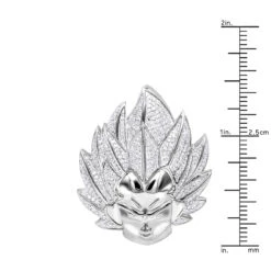 Vegeta 10K Yellow Gold Diamond Dragon Ball Z Pendant For Men 0.75ct Charm 19 Vegeta 10K Yellow Gold Diamond Dragon Ball Z Pendant For Men 0.75ct Charm -Its Hot Jewelry Shop jewelry vegeta real 10k gold diamond dragon ball z pendant for men 075ct charm rulerwh 2