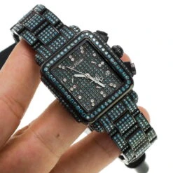 Joe Rodeo Blue Diamond Watch 13.5ct Madison -Its Hot Jewelry Shop joe rodeo blue diamond watch 135ct madison p 22610 bod3