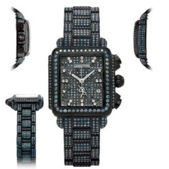 Joe Rodeo Blue Diamond Watch 13.5ct Madison -Its Hot Jewelry Shop joe rodeo blue diamond watch 135ct madison p 22610 main2