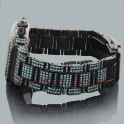 Joe Rodeo Blue Diamond Watch 13.5ct Madison -Its Hot Jewelry Shop joe rodeo blue diamond watch 135ct madison p 22610back