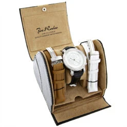 Joe Rodeo Classic Men's Diamond Watch 1.75ct -Its Hot Jewelry Shop joe rodeo classic mens diamond watch 175ct box