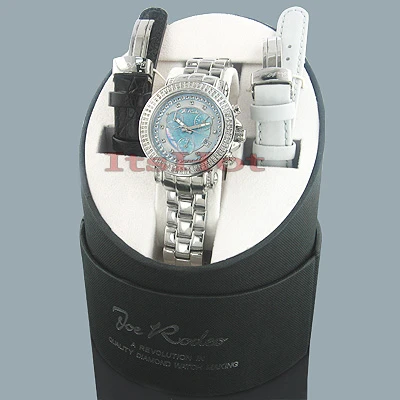 Joe Rodeo Diamond Watch For Women 1.25ct Rio Blue MOP 6 Joe Rodeo Diamond Watch For Women 1.25ct Rio Blue MOP - Image 5