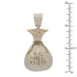 Joe Rodeo Hip Hop 14K Yellow Gold Diamond Money Bag Pendant For Men 13ct 17 Joe Rodeo Hip Hop 14K Yellow Gold Diamond Money Bag Pendant For Men 13ct -Its Hot Jewelry Shop joe rodeo hip hop jewelry solid 14k gold diamond money bag pendant for men 13ct 890953 rulerye