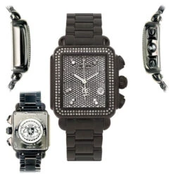 Joe Rodeo Madison Diamond Watch 1.50ct Black Steel -Its Hot Jewelry Shop joe rodeo madison diamond watch 150ct black steel p 46563 main2