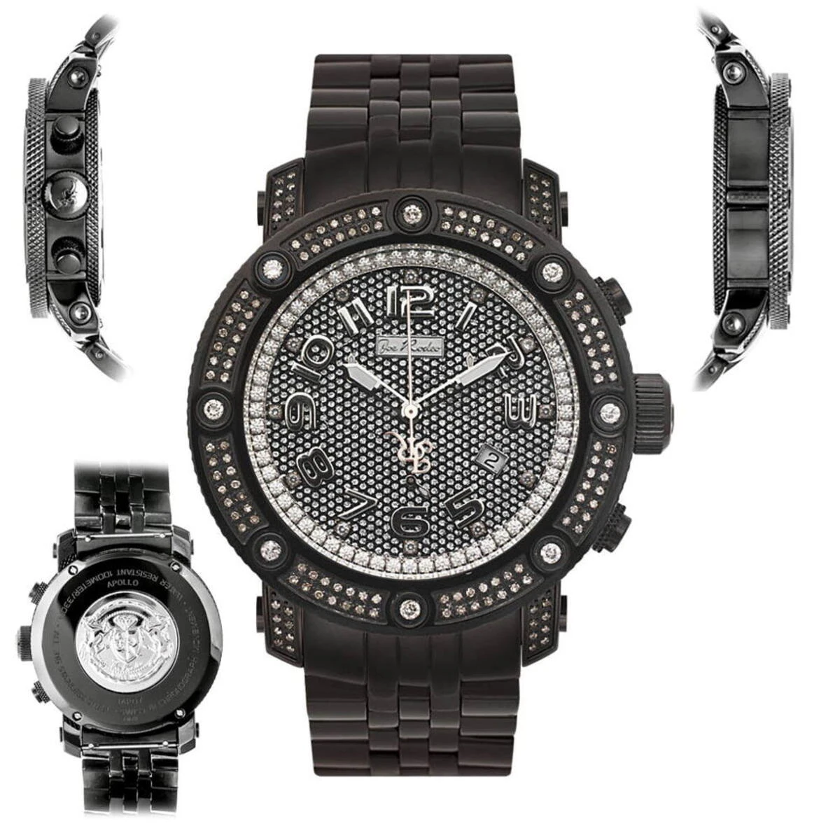 Joe Rodeo Apollo Men's Diamond Watch 1.70ct 8 Joe Rodeo Apollo Men's Diamond Watch 1.70ct - Image 6