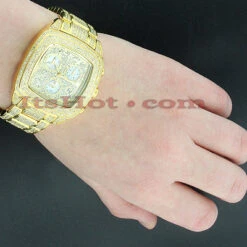 JOE RODEO Yellow Chelsea Iced Out Watch 13ct 10 JOE RODEO Yellow Chelsea Iced Out Watch 13ct -Its Hot Jewelry Shop joe rodeo watches chelsea iced out watch 13ct p 38749bod
