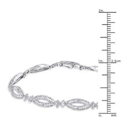 Ladies 14K White Gold Designer Diamond Bracelet 2.51ct 13 Ladies 14K White Gold Designer Diamond Bracelet 2.51ct -Its Hot Jewelry Shop ladies 14k gold designer diamond bracelet 251ct p 6485 rulerwh