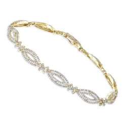 Its Hot Jewelry Shop 45 Its Hot Jewelry Shop -Its Hot Jewelry Shop ladies 14k gold designer diamond bracelet 251ct p 6485 ye