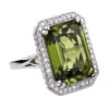 Ladies 14K White Gold Peridot Quartz Gemstone Diamond Cocktail Ring 1.75ct -Its Hot Jewelry Shop ladies 14k gold peridot quartz gemstone diamond cocktail ring 175ct white