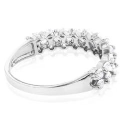 Thin Ladies Designer Diamond Wedding Band 1ct 14K White Gold 12 Thin Ladies Designer Diamond Wedding Band 1ct 14K White Gold -Its Hot Jewelry Shop ladies designer diamond wedding band 096ct 14k gold p 48309 backwh