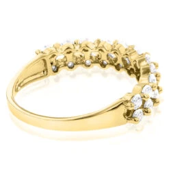 Thin Ladies Designer Diamond Wedding Band 1ct 14K White Gold 13 Thin Ladies Designer Diamond Wedding Band 1ct 14K White Gold -Its Hot Jewelry Shop ladies designer diamond wedding band 096ct 14k gold p 48309 backye