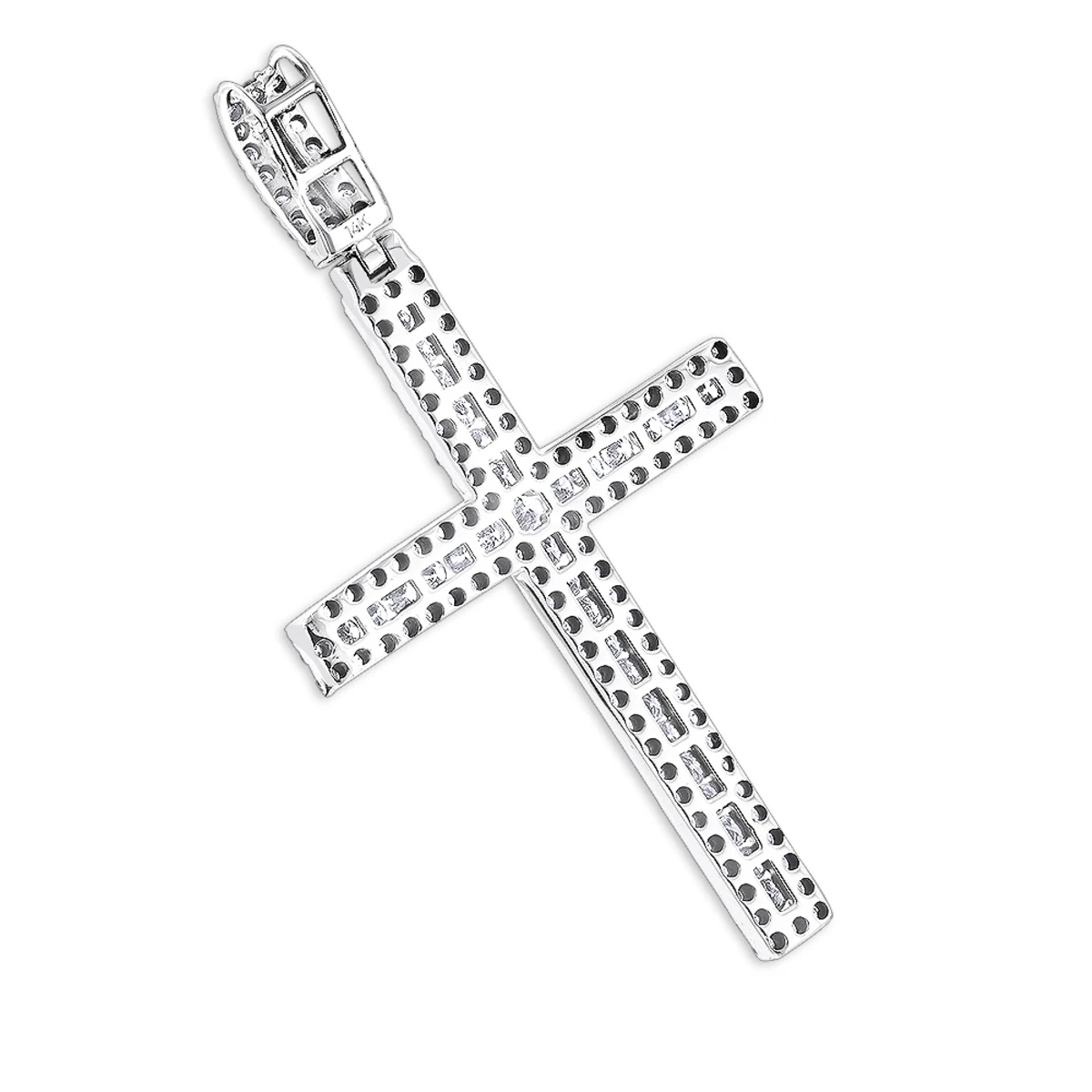 Ladies Diamond Crosses 14K White Gold Diamond Cross Pendant 1.36ct 6 Ladies Diamond Crosses 14K White Gold Diamond Cross Pendant 1.36ct - Image 4
