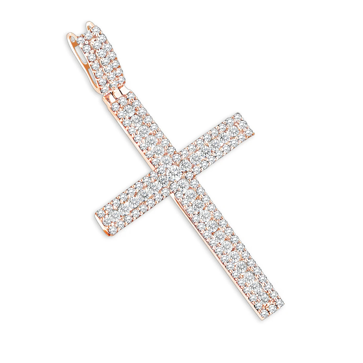 Ladies Diamond Crosses 14K White Gold Diamond Cross Pendant 1.36ct 5 Ladies Diamond Crosses 14K White Gold Diamond Cross Pendant 1.36ct - Image 3