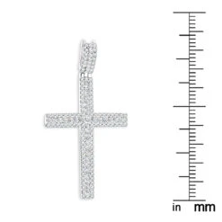 Ladies Diamond Crosses 14K White Gold Diamond Cross Pendant 1.36ct 14 Ladies Diamond Crosses 14K White Gold Diamond Cross Pendant 1.36ct -Its Hot Jewelry Shop ladies diamond crosses 14k diamond cross pendant 136ct p 6541 rulerwh