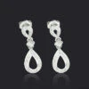 Ladies Diamond Drop Earrings 0.28ct 10K Rose Gold 2 Ladies Diamond Drop Earrings 0.28ct 10K Rose Gold -Its Hot Jewelry Shop ladies diamond drop earrings 028ct 10k gold 1