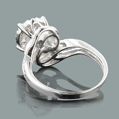 Ladies Diamond Engagement Ring 0.66ct 14K White Gold 4 Ladies Diamond Engagement Ring 0.66ct 14K White Gold - Image 2