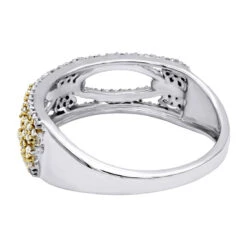 Ladies Diamond Flower Ring 0.46ct 14K White Gold -Its Hot Jewelry Shop ladies diamond flower ring 046ct 14k gold p 49115 backwh