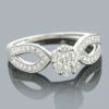 Ladies 14K White Gold Cluster Diamond Ring 0.59ct -Its Hot Jewelry Shop ladies diamond rings 14k cluster diamond ring 059ct p 6800
