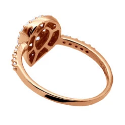 Ladies 14K White Gold Cluster Diamond Ring 0.62ct 15 Ladies 14K White Gold Cluster Diamond Ring 0.62ct -Its Hot Jewelry Shop ladies diamond rings 14k cluster diamond ring 062ct p 6739 backro