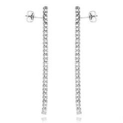 Ladies Earrings 14K White Gold String Diamond Earrings 1.54ct 11 Ladies Earrings 14K White Gold String Diamond Earrings 1.54ct -Its Hot Jewelry Shop ladies earrings 14k gold string diamond earrings 154ct p 7121 backwh