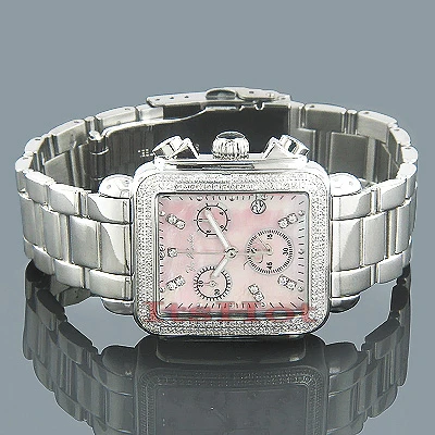 Ladies Joe Rodeo Madison Diamond Watch Pink MOP 1.50ct 3 Ladies Joe Rodeo Madison Diamond Watch Pink MOP 1.50ct
