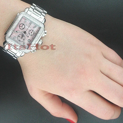 Ladies Joe Rodeo Madison Diamond Watch Pink MOP 1.50ct 5 Ladies Joe Rodeo Madison Diamond Watch Pink MOP 1.50ct - Image 3