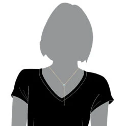 Ladies March Birthstone Customizable 14K Yellow Gold Diamond Aquamarine Y Necklace 12 Ladies March Birthstone Customizable 14K Yellow Gold Diamond Aquamarine Y Necklace -Its Hot Jewelry Shop ladies march birthstone jewelry customizable 14k gold diamond aquamarine y necklace 000515 bodye