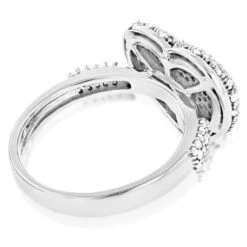 Ladies Pave Diamond Heart Ring 1 Carat 14K Yellow Gold -Its Hot Jewelry Shop ladies pave diamond heart ring 099ct 14k p 42938 backwh