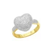 Ladies Pave Diamond Heart Ring 1 Carat 14K Yellow Gold -Its Hot Jewelry Shop ladies pave diamond heart ring 099ct 14k p 42938 ye 20210807