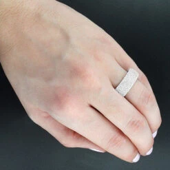 Ladies Pave Diamond Ring 1.05ct 14K White Gold 7 Ladies Pave Diamond Ring 1.05ct 14K White Gold -Its Hot Jewelry Shop ladies pave diamond ring 105ct 14k gold p 49404bod