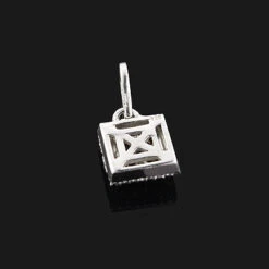 Ladies Silver Pendant With Black And White Diamonds 0.65ct 9 Ladies Silver Pendant With Black And White Diamonds 0.65ct -Its Hot Jewelry Shop ladies silver pendant with black and white diamonds 065ct p 48206back