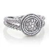 Ladies Sterling Silver Diamond Ring 0.13ct -Its Hot Jewelry Shop ladies sterling silver diamond ring 013ct p 42567