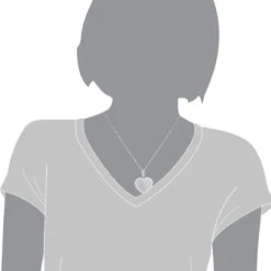 Large 14K White Gold Fully Paved Puffed Diamond Heart Pendant Necklace 2.75ct -Its Hot Jewelry Shop large 14k fully paved diamond heart necklace 375ct p 22371 bodwh