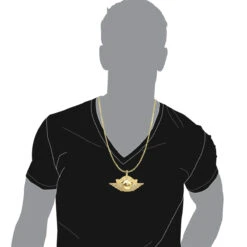 Large Custom Made Men's Diamond Basketball Pendant W Initials Solid 10K Yellow Gold -Its Hot Jewelry Shop large custom made mens diamond basketball pendant w initials solid 10k gold 000902 bodye